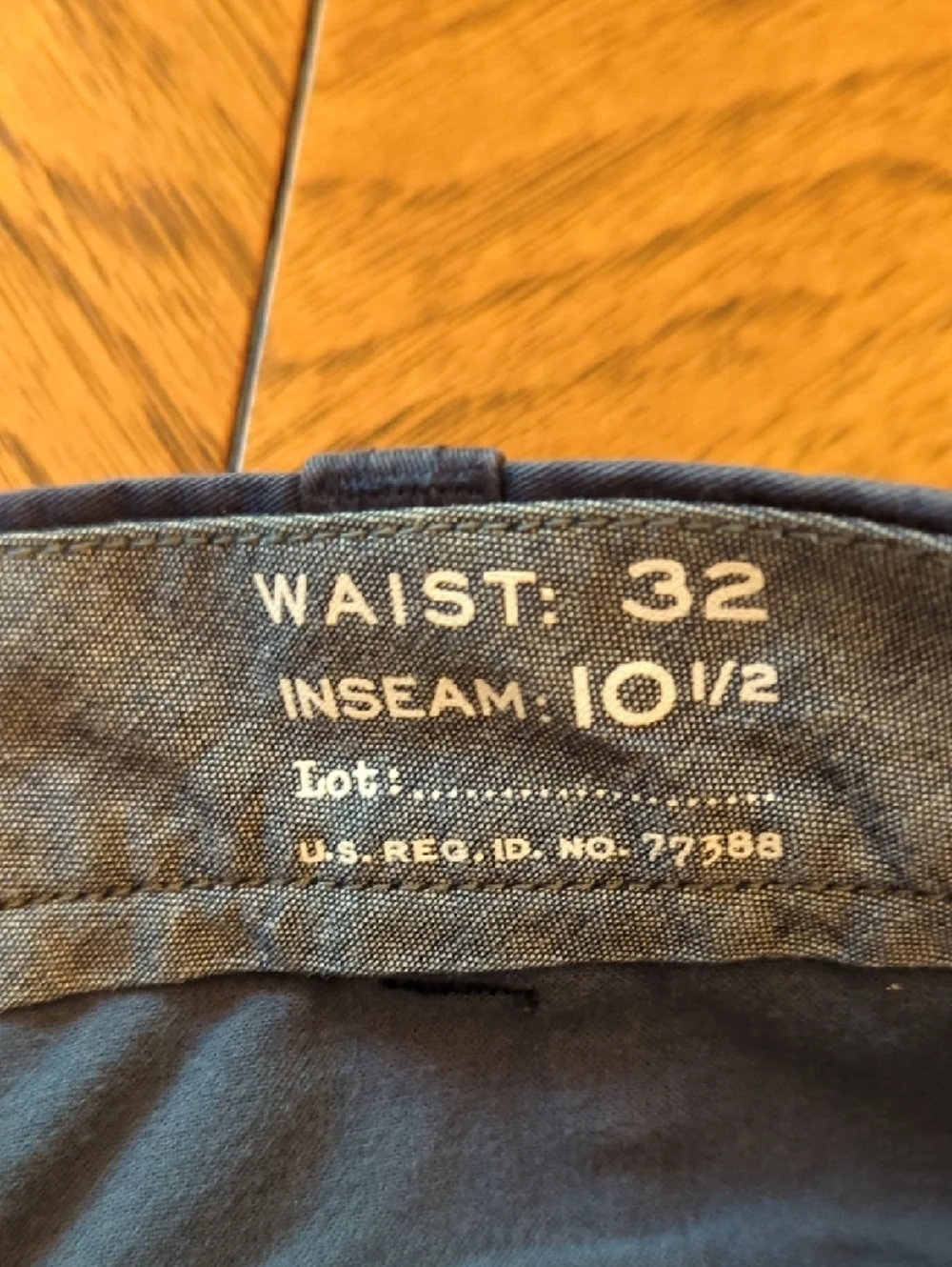 J.Crew Men's Navy Casual Chino Shorts